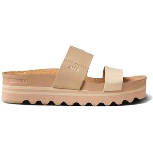 Reef Women's Tan and Cream Sandals